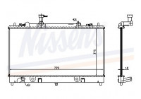 Kylare, motorkylning 62466A Nissens