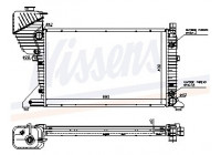 Kylare, motorkylning 62597A Nissens