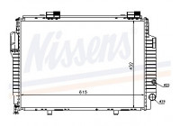Kylare, motorkylning 62616 Nissens
