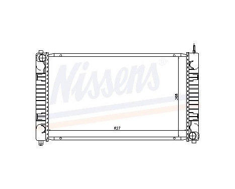 Kylare, motorkylning 62634 Nissens