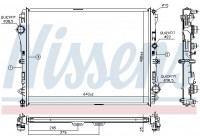 Kylare, motorkylning 627023 Nissens