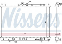 Kylare, motorkylning 628976 Nissens