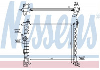 Kylare, motorkylning 630736 Nissens
