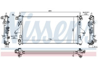 Kylare, motorkylning 63566 Nissens