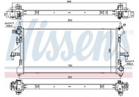 Kylare, motorkylning 63567 Nissens