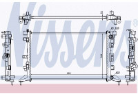 Kylare, motorkylning 637602 Nissens