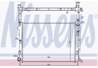 Kylare, motorkylning 637618 Nissens