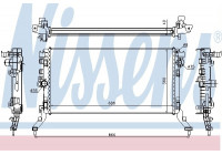 Kylare, motorkylning 637619 Nissens