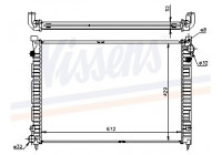 Kylare, motorkylning 64301A Nissens