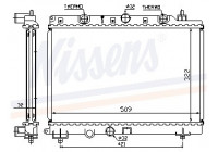 Kylare, motorkylning 64304A Nissens