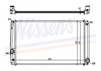 Kylare, motorkylning 64678A Nissens
