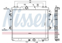 Kylare, motorkylning 646807 Nissens