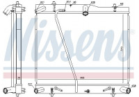 Kylare, motorkylning 646912 Nissens