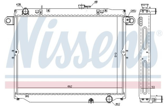 Kylare, motorkylning 646937 Nissens, bild 5