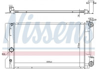 Kylare, motorkylning 646943 Nissens