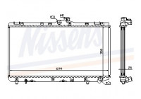 Kylare, motorkylning 64746A Nissens