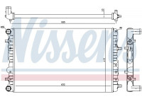 Kylare, motorkylning 65326 Nissens