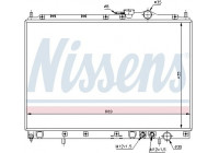 Kylare, motorkylning 66628 Nissens