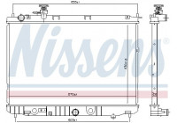 Kylare, motorkylning 66776 Nissens