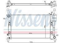 Kylare, motorkylning 67106 Nissens