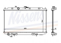 Kylare, motorkylning 67346A Nissens