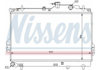 Kylare, motorkylning 67484 Nissens