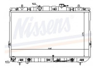 Kylare, motorkylning 67493 Nissens