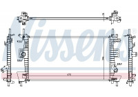 Kylare, motorkylning 69237 Nissens