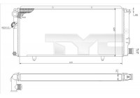 Kylare, motorkylning 726-0014-R TYC