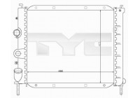 Kylare, motorkylning 728-0008-R TYC