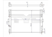 Kylare, motorkylning 728-0059-R TYC