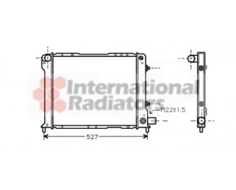 Kylare, motorkylning 73002015 International Radiators, bild 2