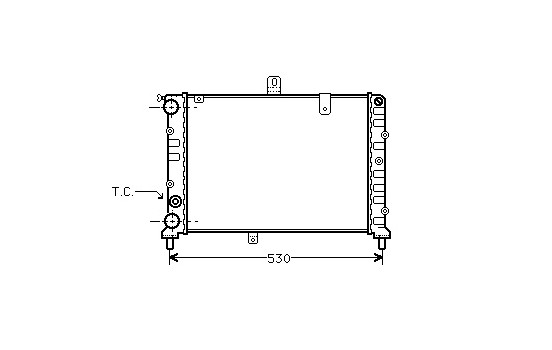 Kylare, motorkylning 73002018 International Radiators