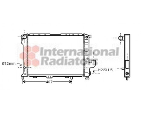 Kylare, motorkylning 73002033 International Radiators, bild 2