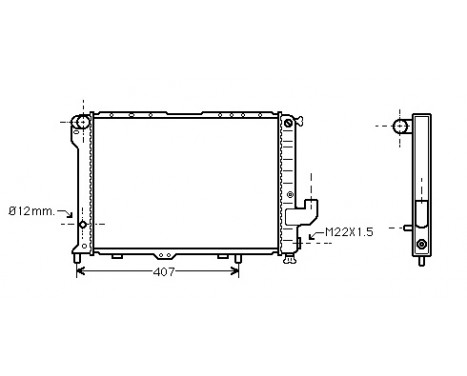 Kylare, motorkylning 73002033 International Radiators