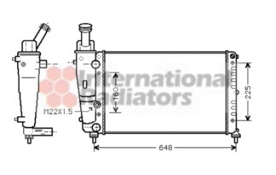 Kylare, motorkylning 73002082 International Radiators, bild 2