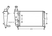 Kylare, motorkylning 73002082 International Radiators