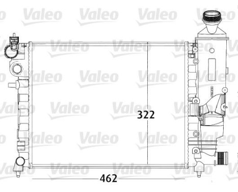 Kylare, motorkylning 731498 Valeo