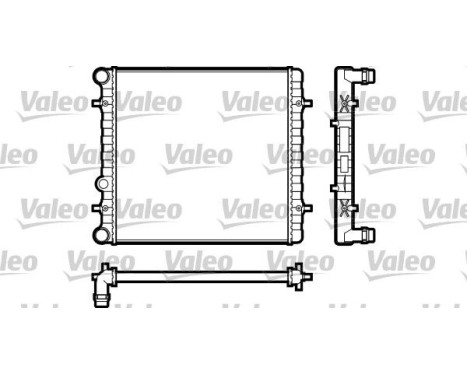 Kylare, motorkylning 731606 Valeo