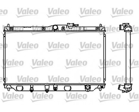 Kylare, motorkylning 732323 Valeo