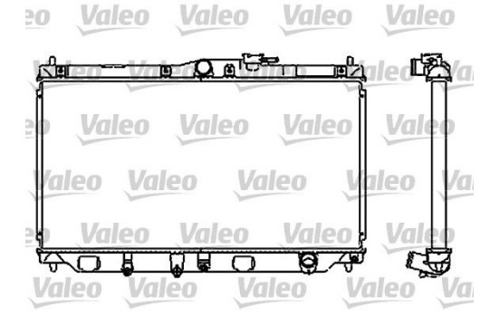 Kylare, motorkylning 732323 Valeo
