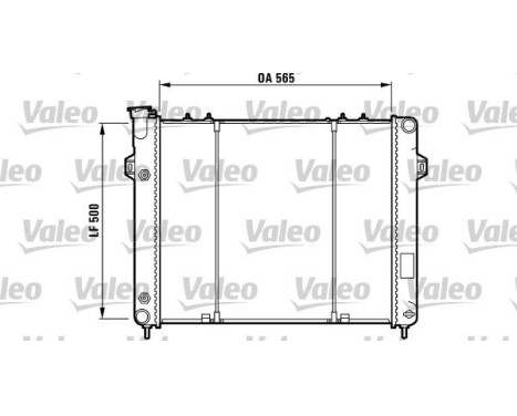 Kylare, motorkylning 732782 Valeo