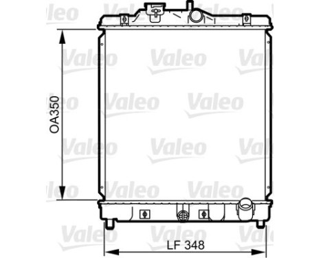 Kylare, motorkylning 734117 Valeo