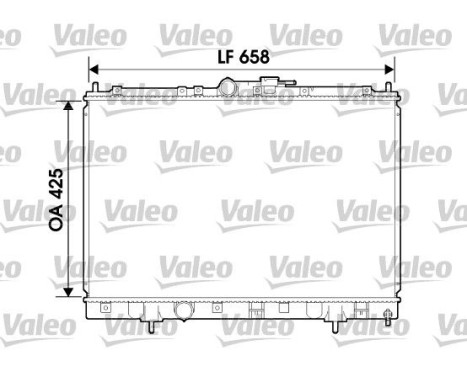 Kylare, motorkylning 734198 Valeo