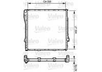 Kylare, motorkylning 734896 Valeo