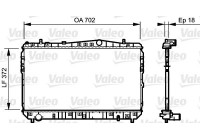 Kylare, motorkylning 735159 Valeo