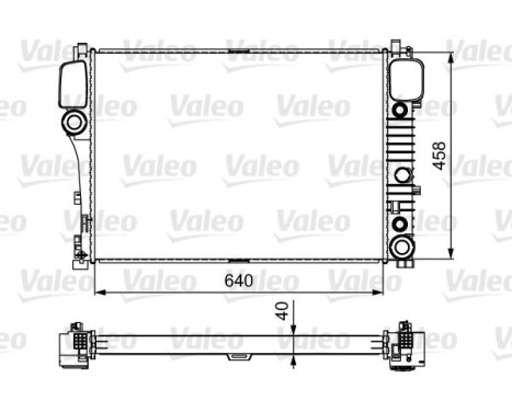 Kylare, motorkylning 735299 Valeo