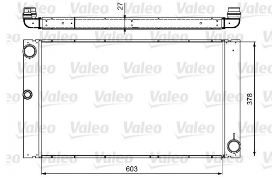 Kylare, motorkylning 735475 Valeo