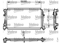 Kylare, motorkylning 735557 Valeo