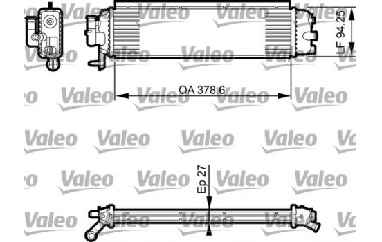 Kylare, motorkylning 735561 Valeo